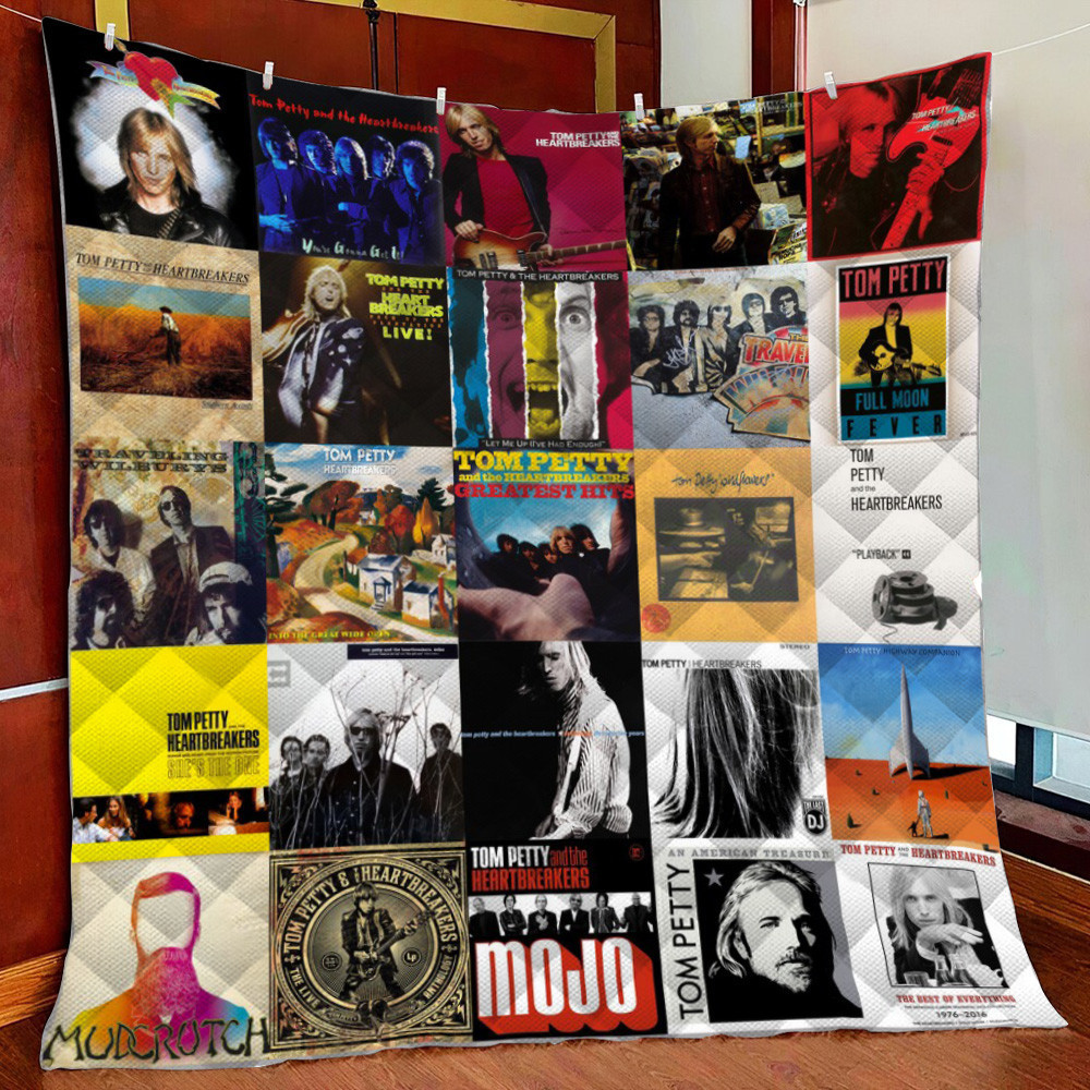 Tom Petty And The Heartbrea Fleece Blanket Quilt Blanket For Bed