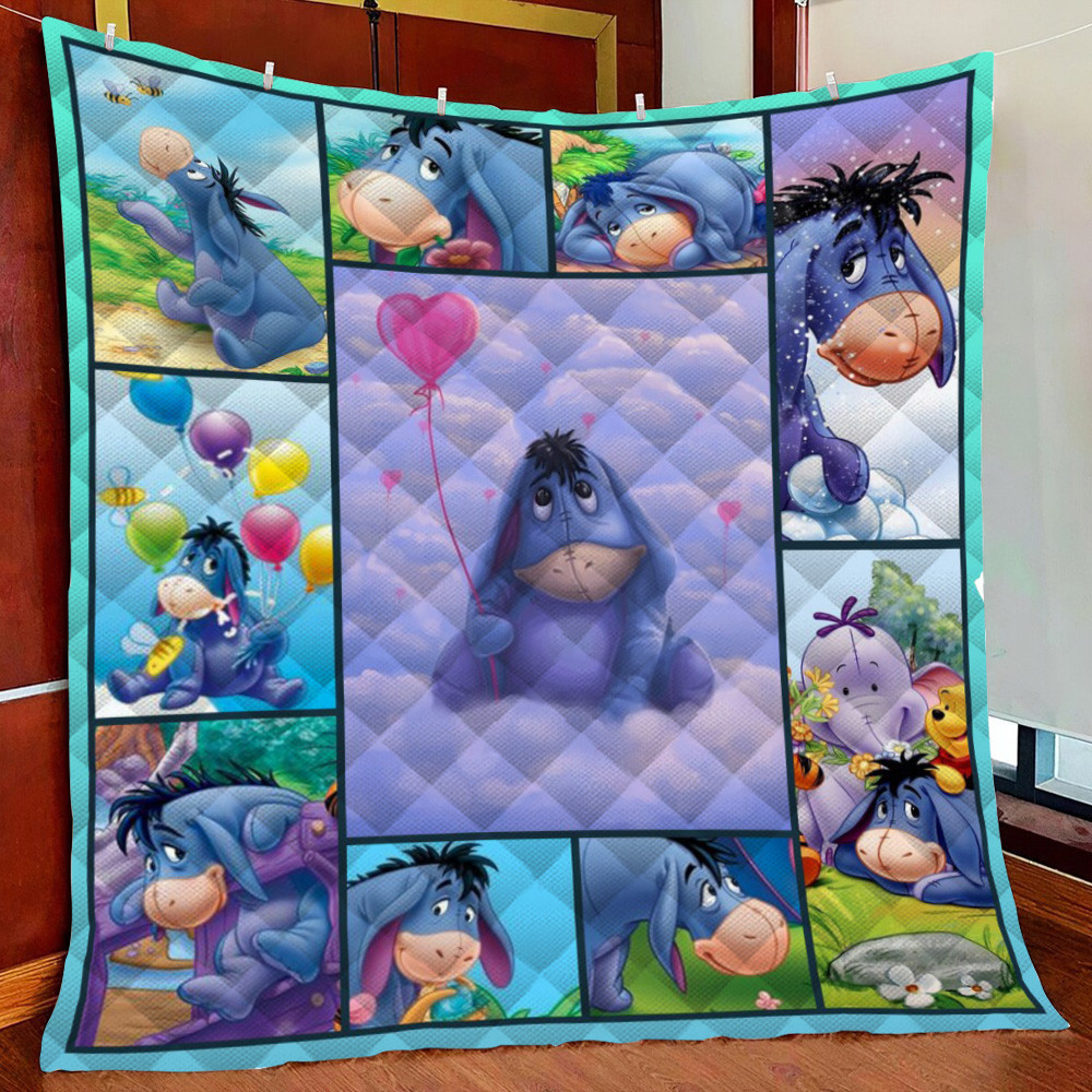 Eeyore Fleece Blanket Quilt Blanket