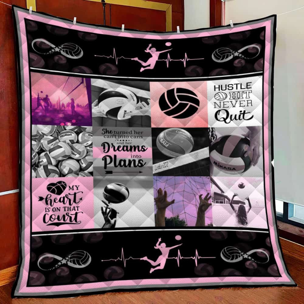 Volleyball Fleece Blanket Quilt Blanket