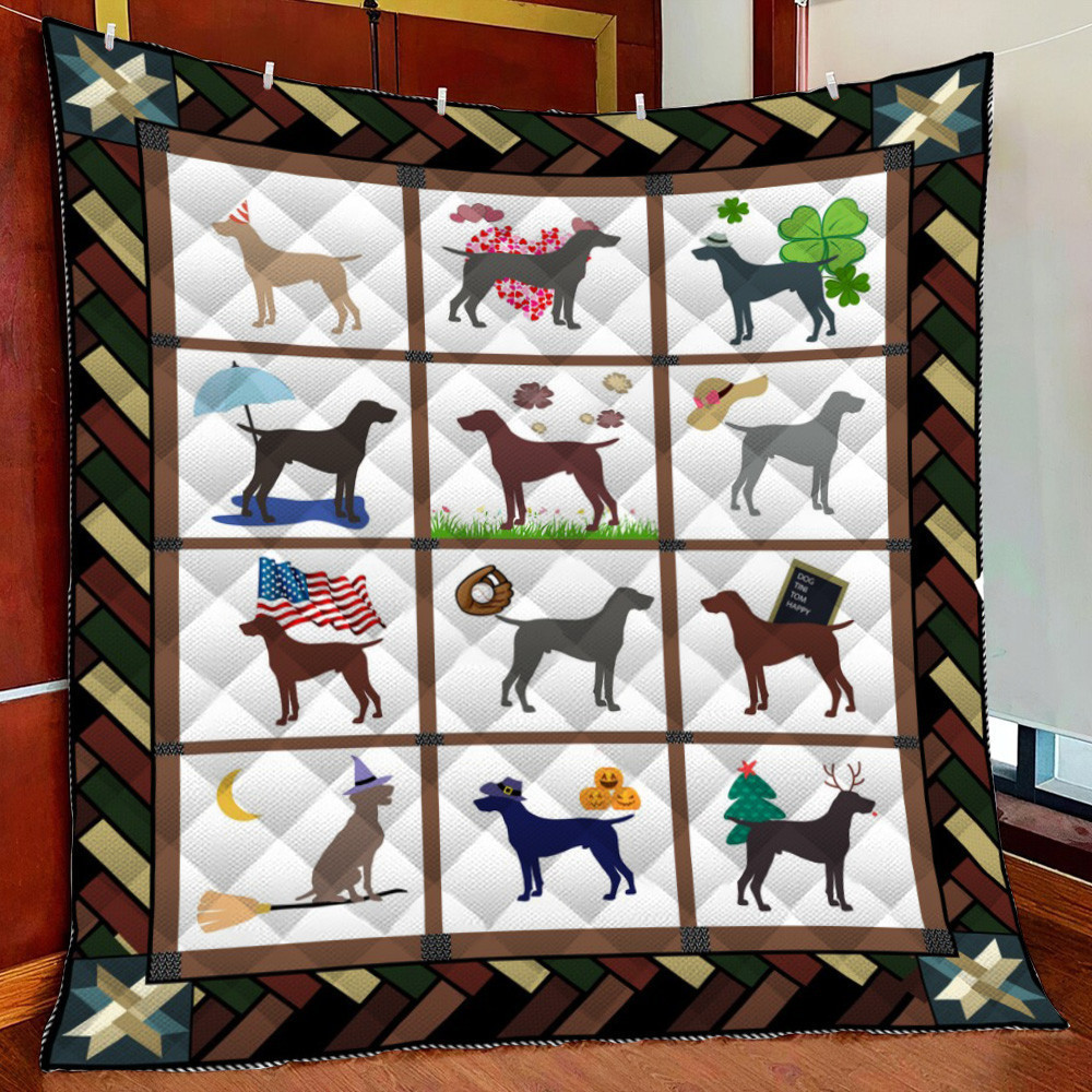 Germhorthaired Pointerfleece Blanket Quilt Blanket
