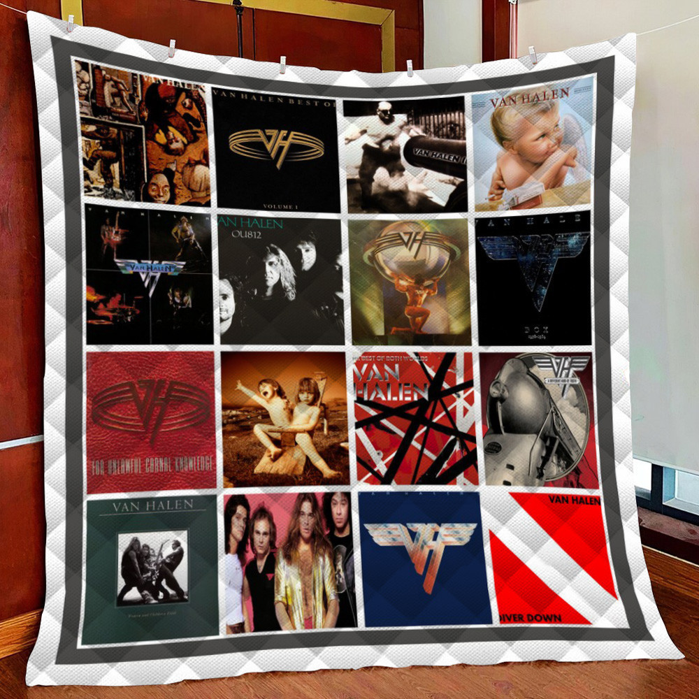 Van Halen Al Fleece Blanket Quilt Blanket