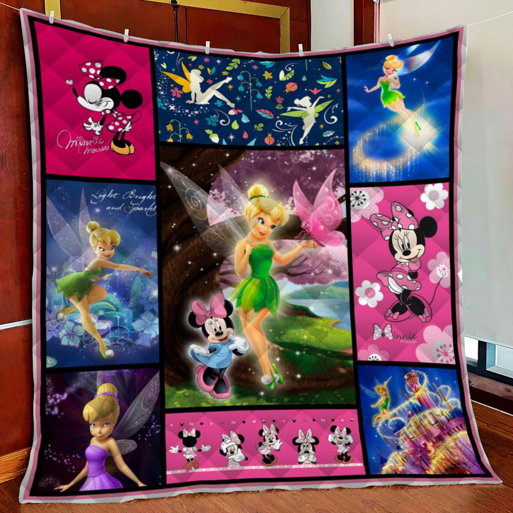 Tinkerbell Fleece Blanket Quilt Blanket