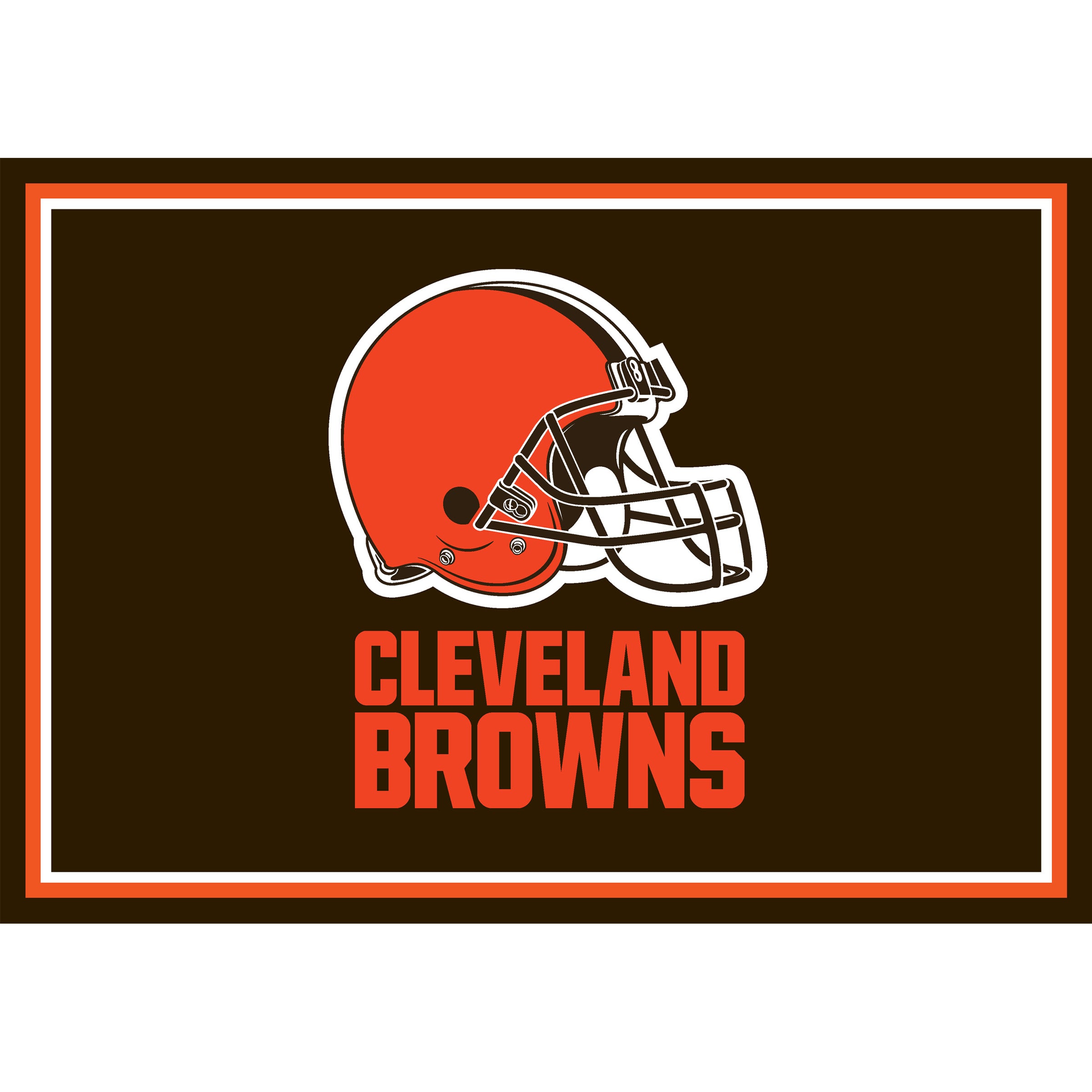 Nfl Cleveland Browns Entry Mat And Area Rug 