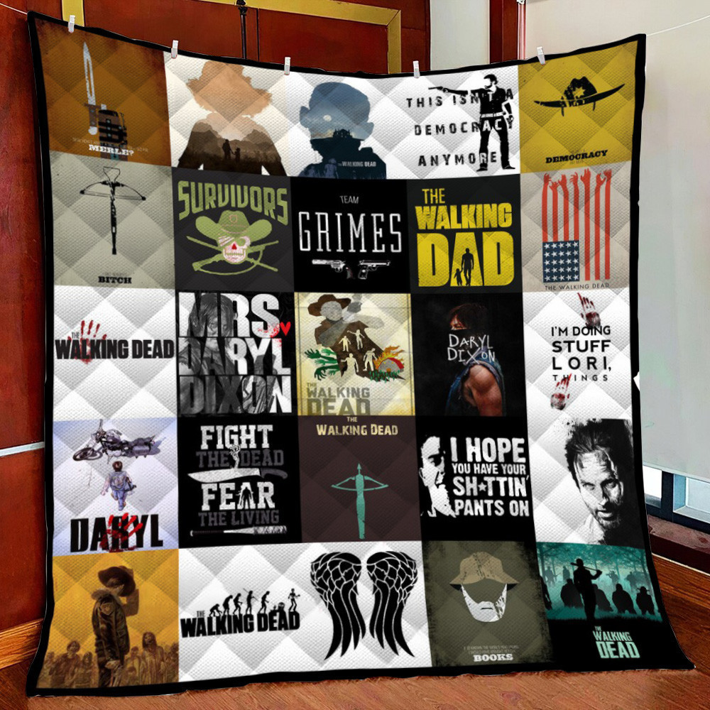 The Walking Dead Fleece Blanket Quilt Blanket For Bed