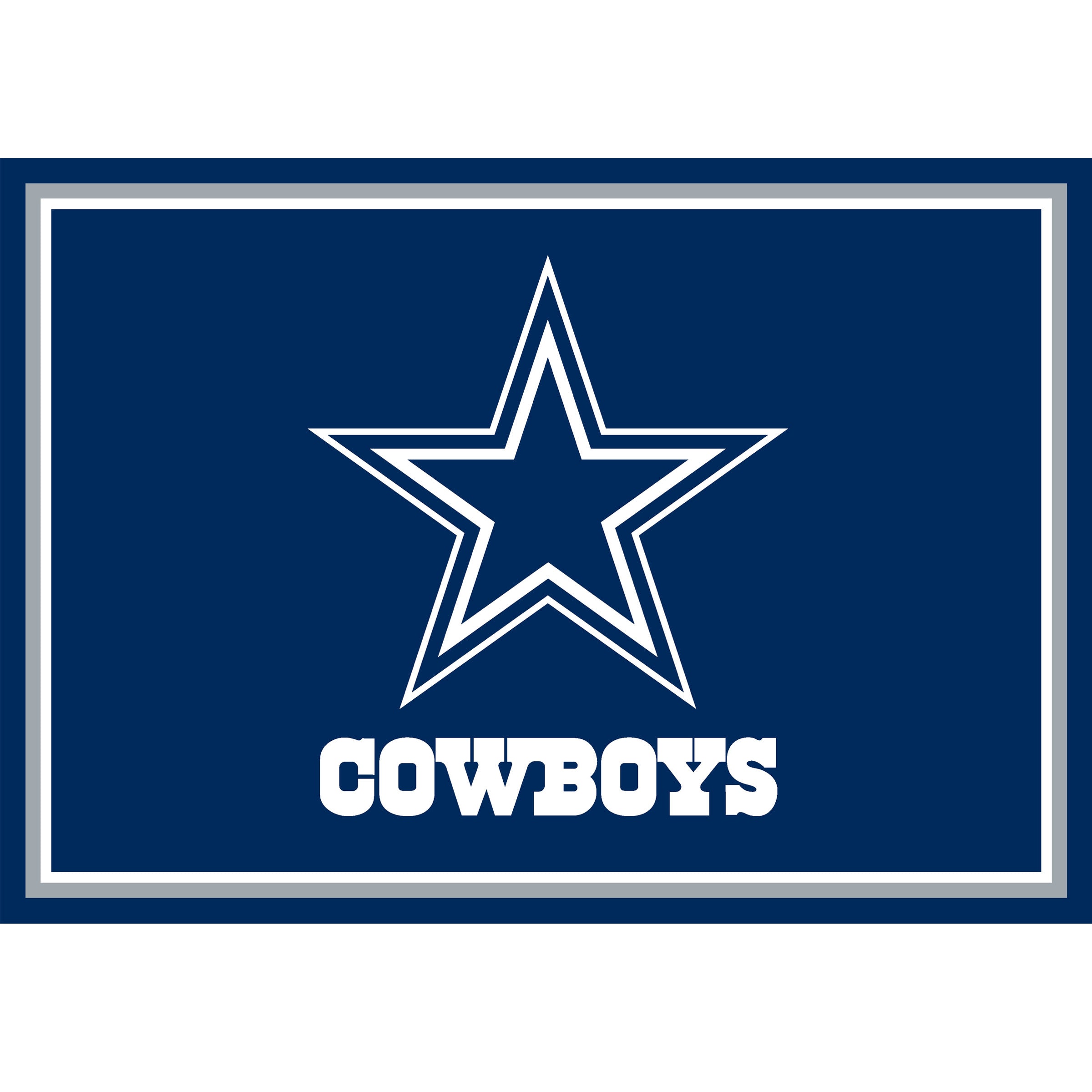 Nfl Dallas Cowboys Entry Mat And Area Rug 