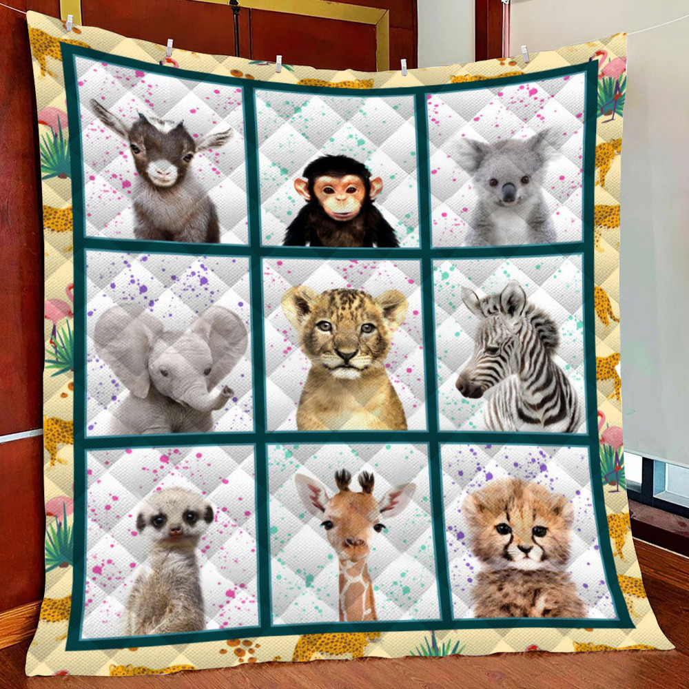 Safari eryhable Fleece Blanket Quilt Blanket