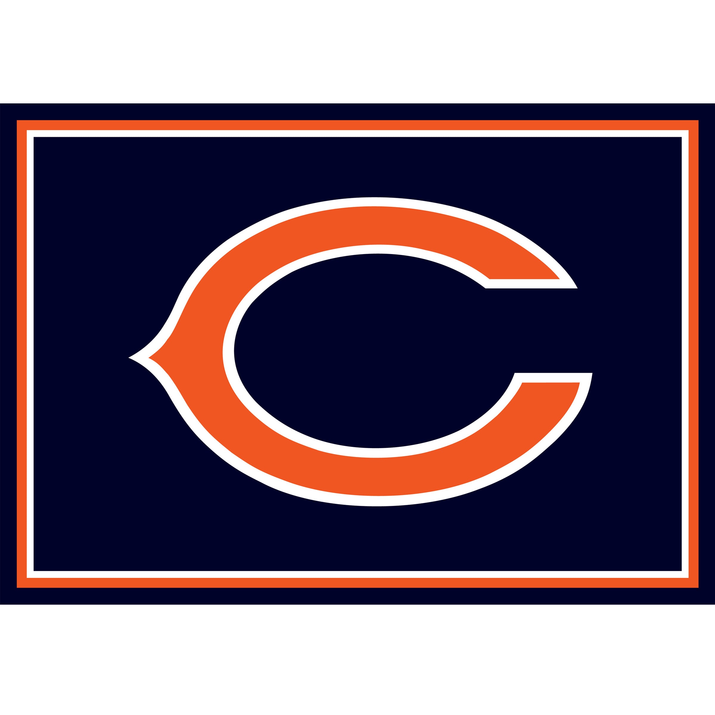 Nfl Chicago Bears Entry Mat And Area Rug 