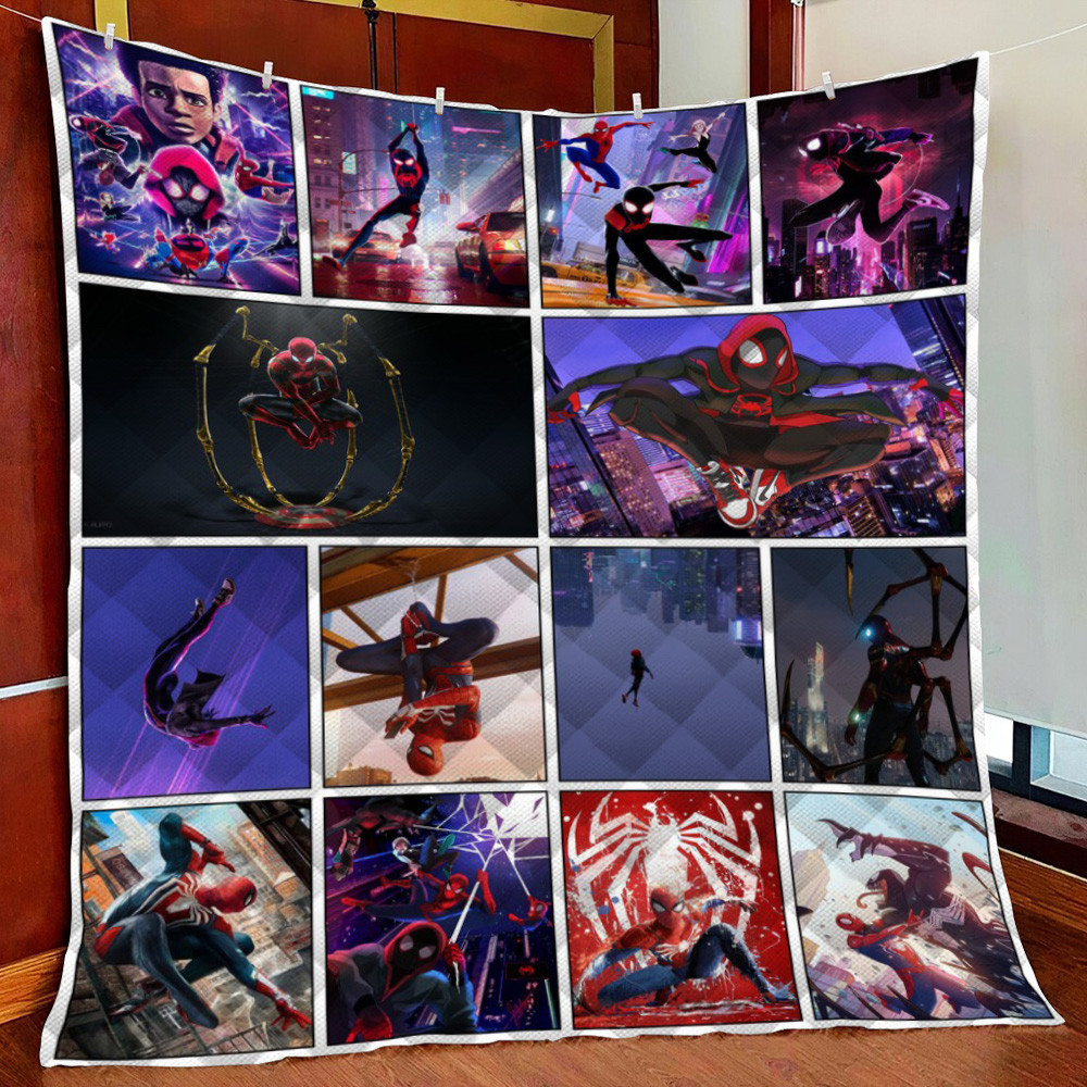 Spider-Man Into Tpider-e Fleece Blanket Quilt Blanket