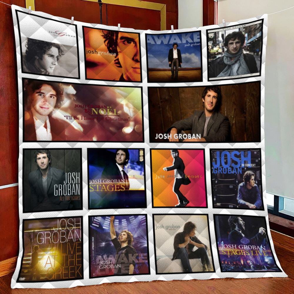 Josh Groban Fleece Blanket Quilt Blanket