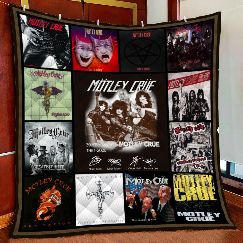 Motley Crue Fleece Blanket Quilt Blanket