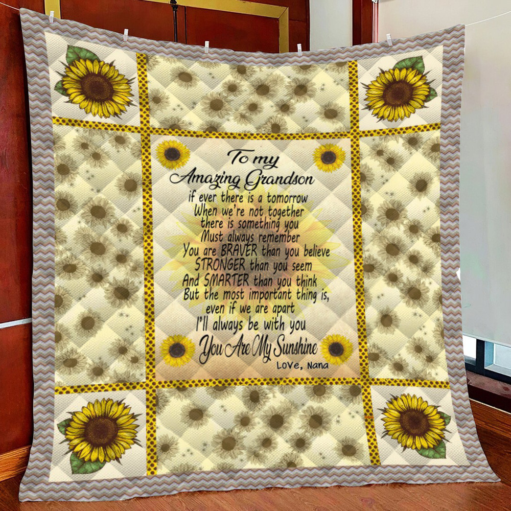 Gron/Grandma You Are unshine Love Nana Fleece Blanket Quilt Blanket For Bed