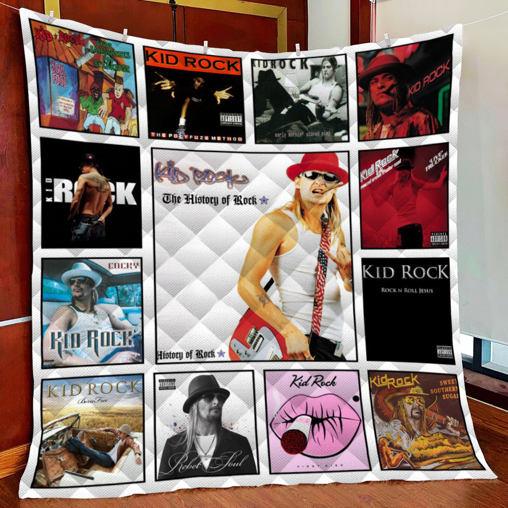 Kid Rock Fleece Blanket Quilt Blanket