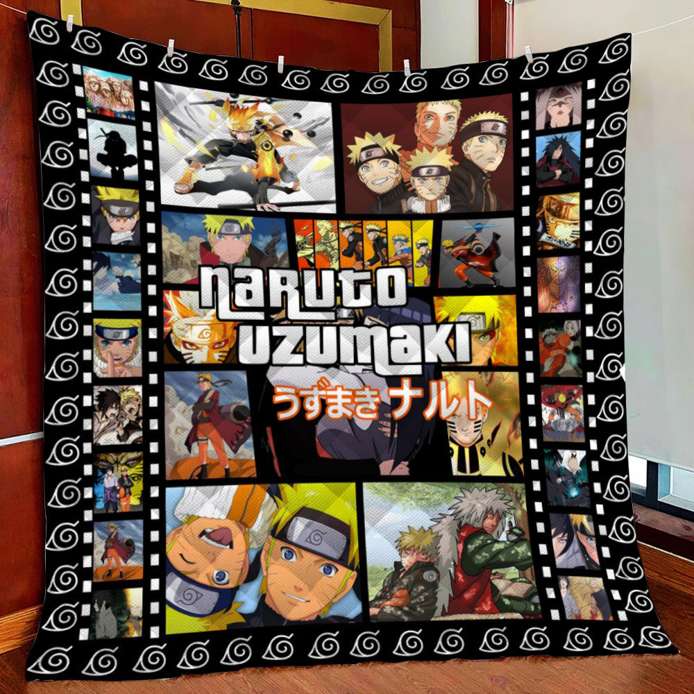 Naruto Uzumaki Fleece Blanket Quilt Blanket