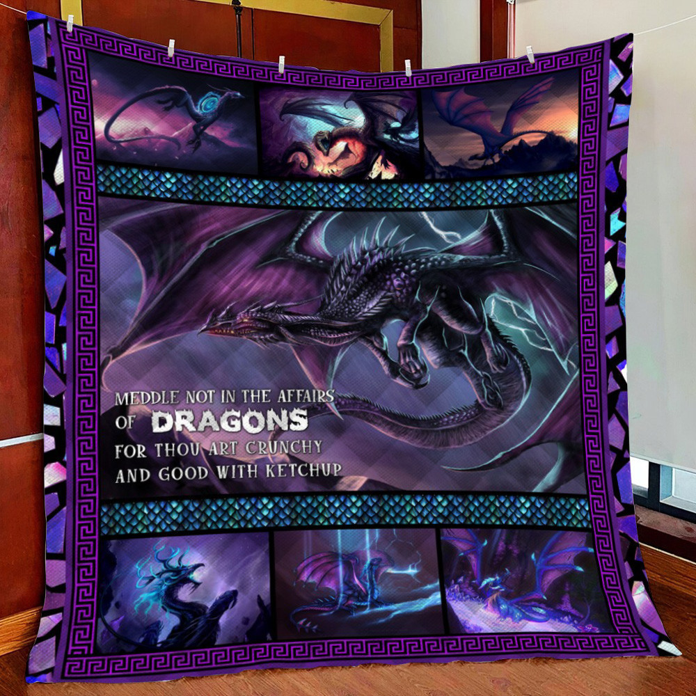 Dragon Fleece Blanket Quilt Blanket