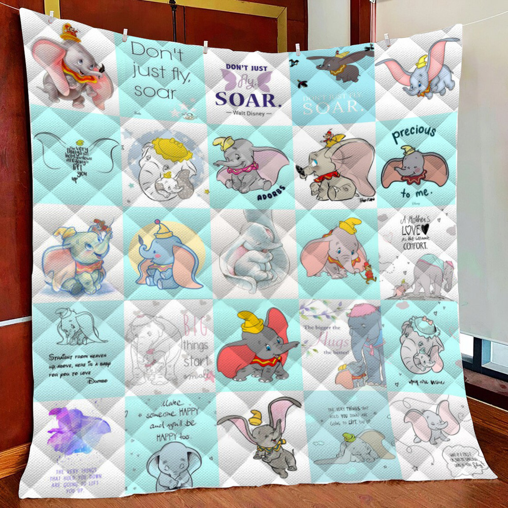 Dumbo Fleece Blanket Quilt Blanket