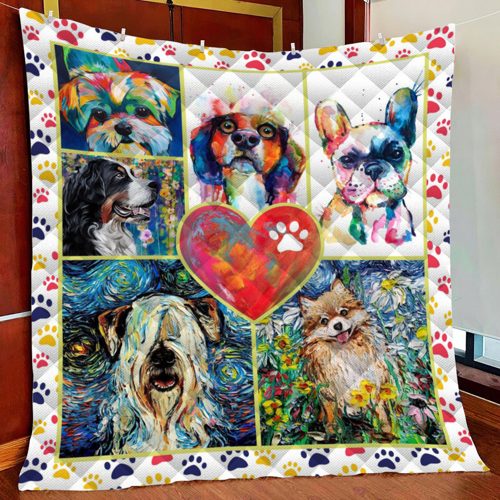 Dog Lo Fleece Blanket Quilt Blanket