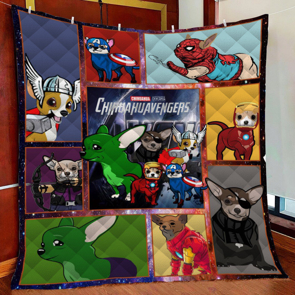 Chihuahua Aven Fleece Blanket Quilt Blanket