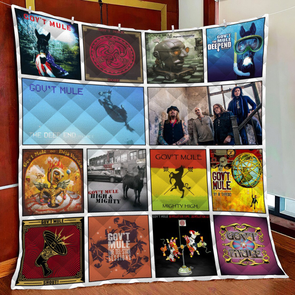 GovT Mule Fleece Blanket Quilt Blanket For Bed