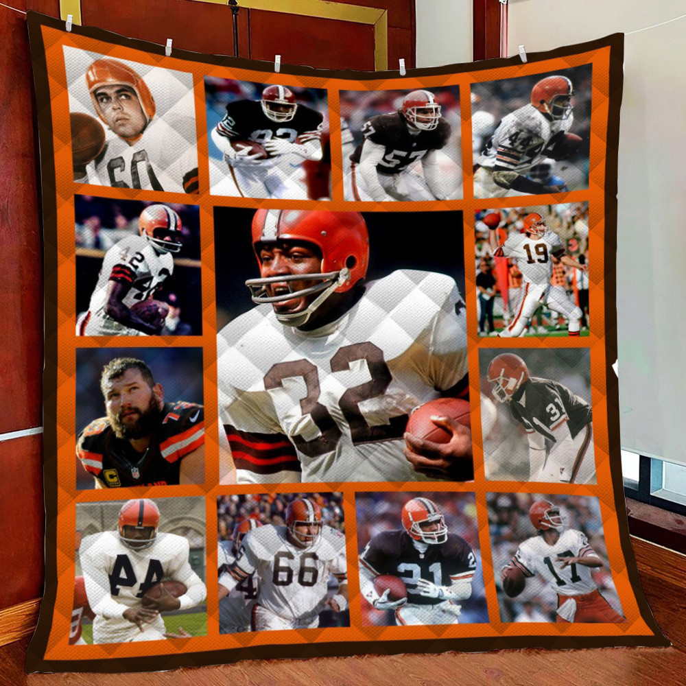 Cleveland Br Leg Fleece Blanket Quilt Blanket