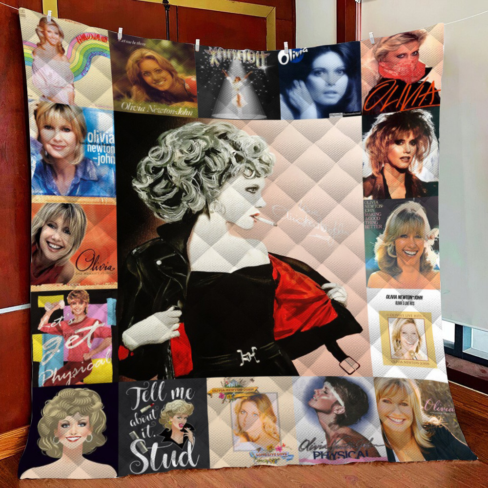 Olivia Newton John2 Fleece Blanket Quilt Blanket