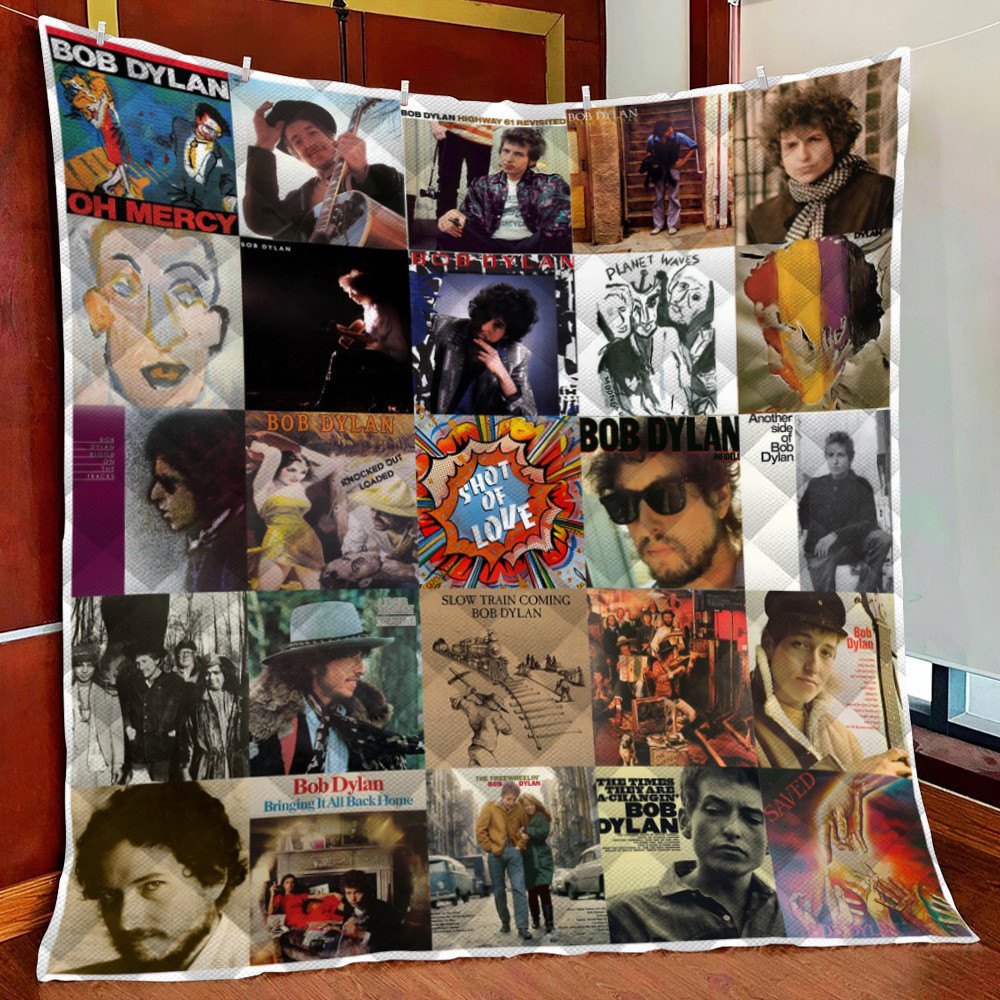 Bob Dylan Al Fleece Blanket Quilt Blanket