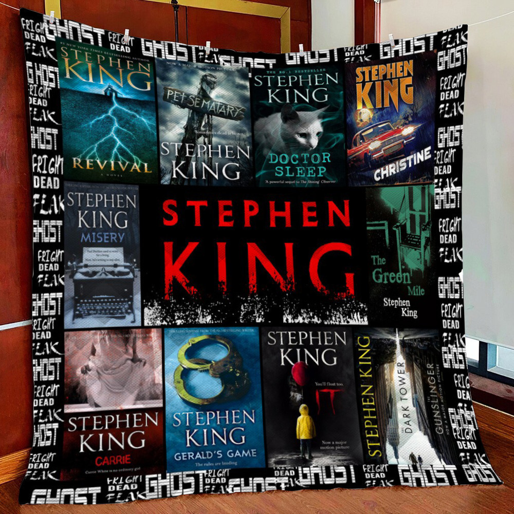 Stephen King 02 Fleece Blanket Quilt Blanket For Bed