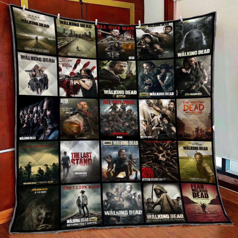 The Walking Dead Ver1 Fleece Blanket Quilt Blanket