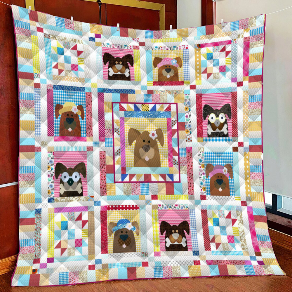 Hound Fleece Blanket Quilt Blanket