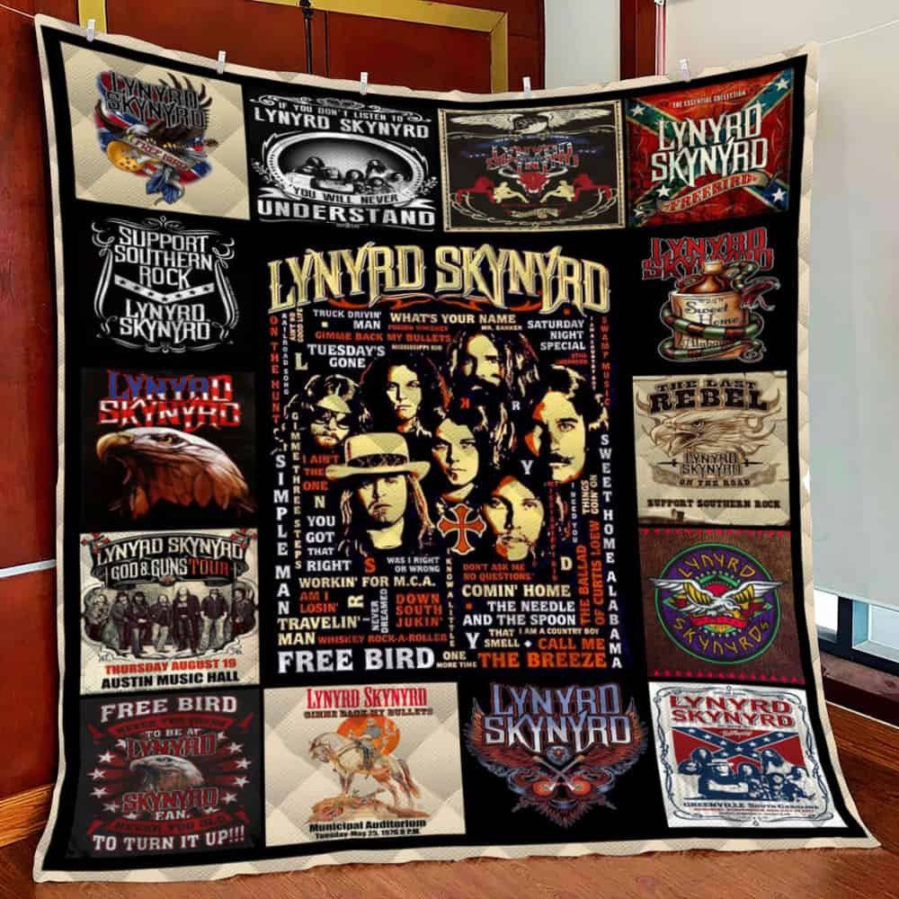 Lynykynyrd Fleece Blanket Quilt Blanket