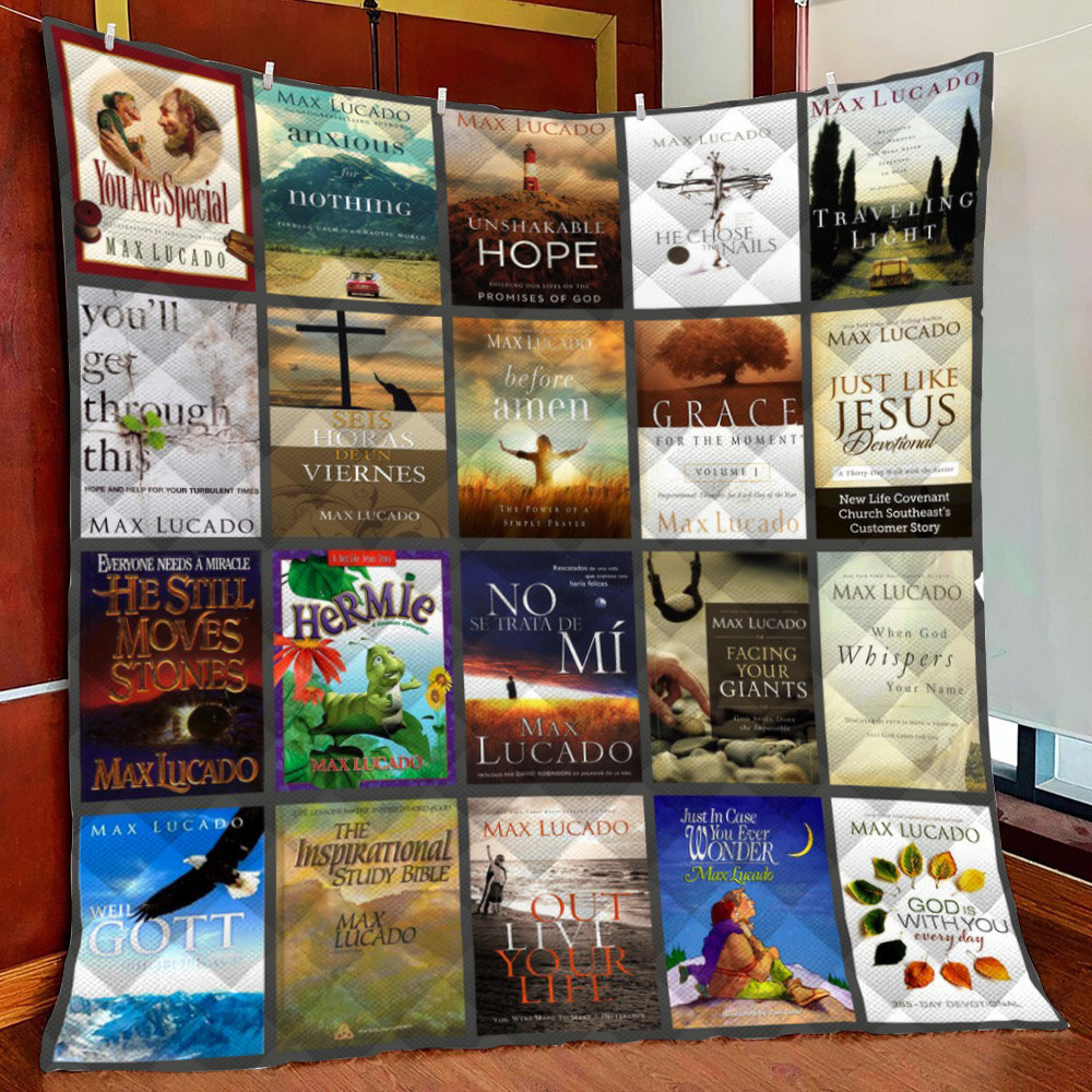 Max Lucado Fleece Blanket Quilt Blanket