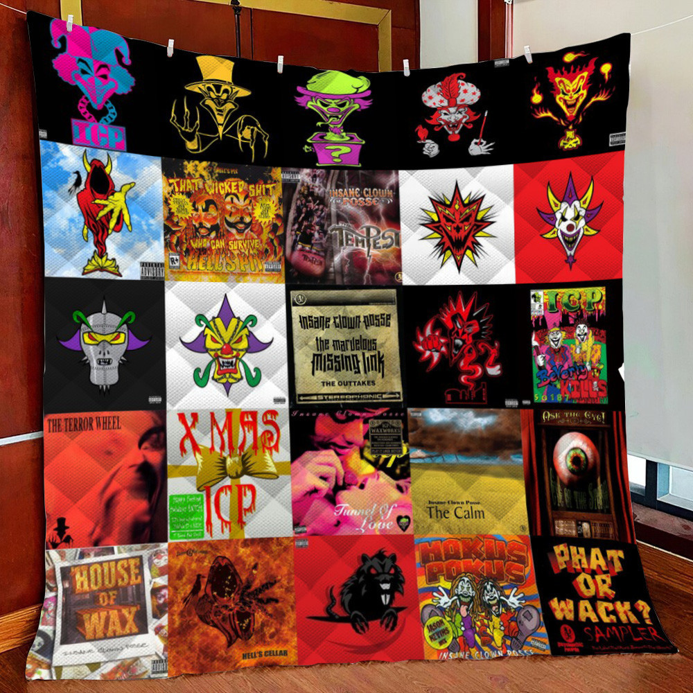 Insane Clownse Fleece Blanket Quilt Blanket