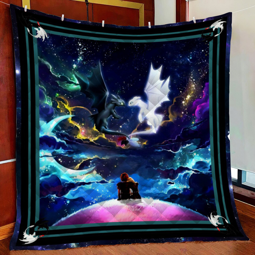 How To Train Your Dragon Fleece Blanket Quilt Blanket For Bed