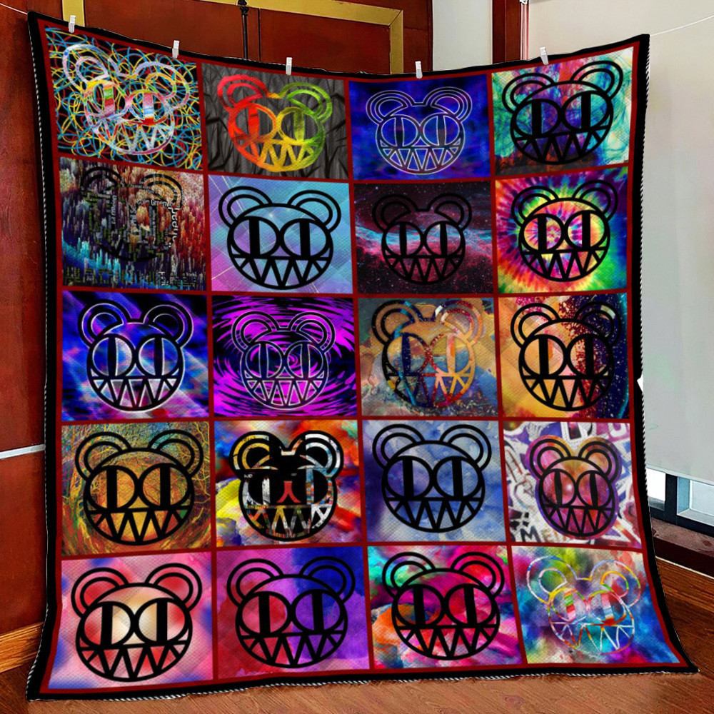 Radiohead Bear Fleece Blanket Quilt Blanket For Bed