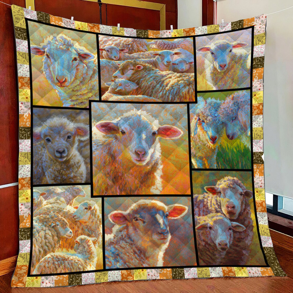 Sheep Fleece Blanket Quilt Blanket