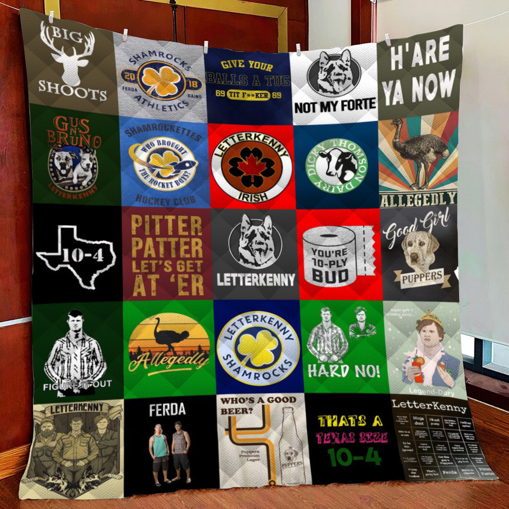 Dd ?C Letterkenny Fleece Blanket Quilt Blanket For Bed