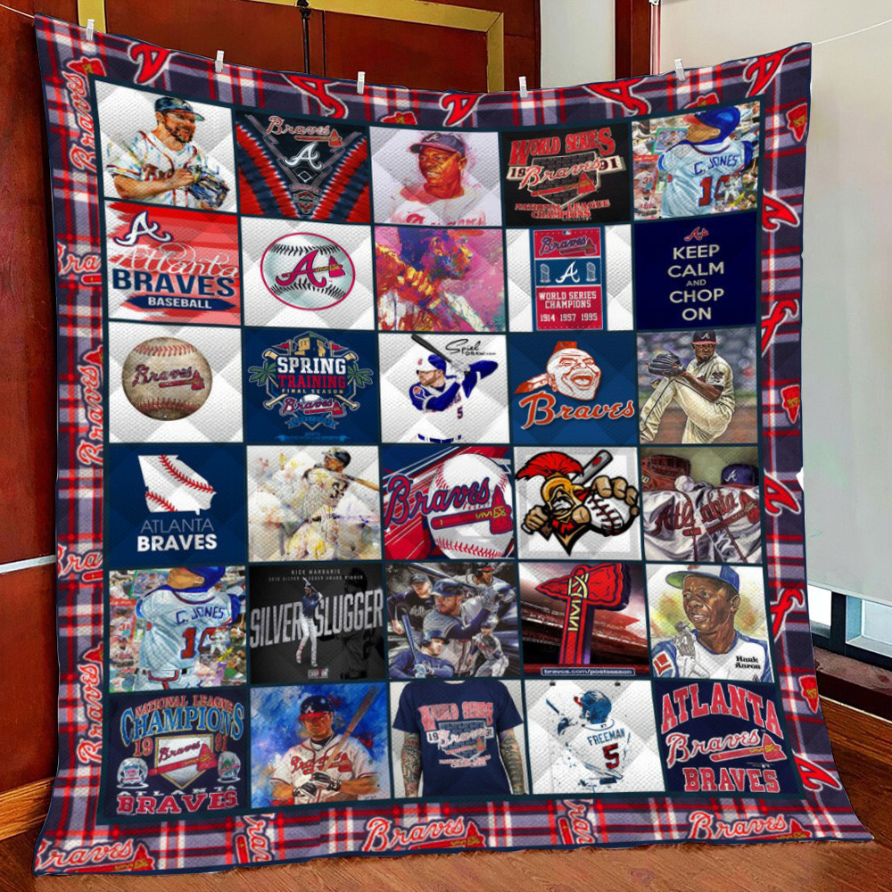 Atlanta Br Fleece Blanket Quilt Blanket For Bed