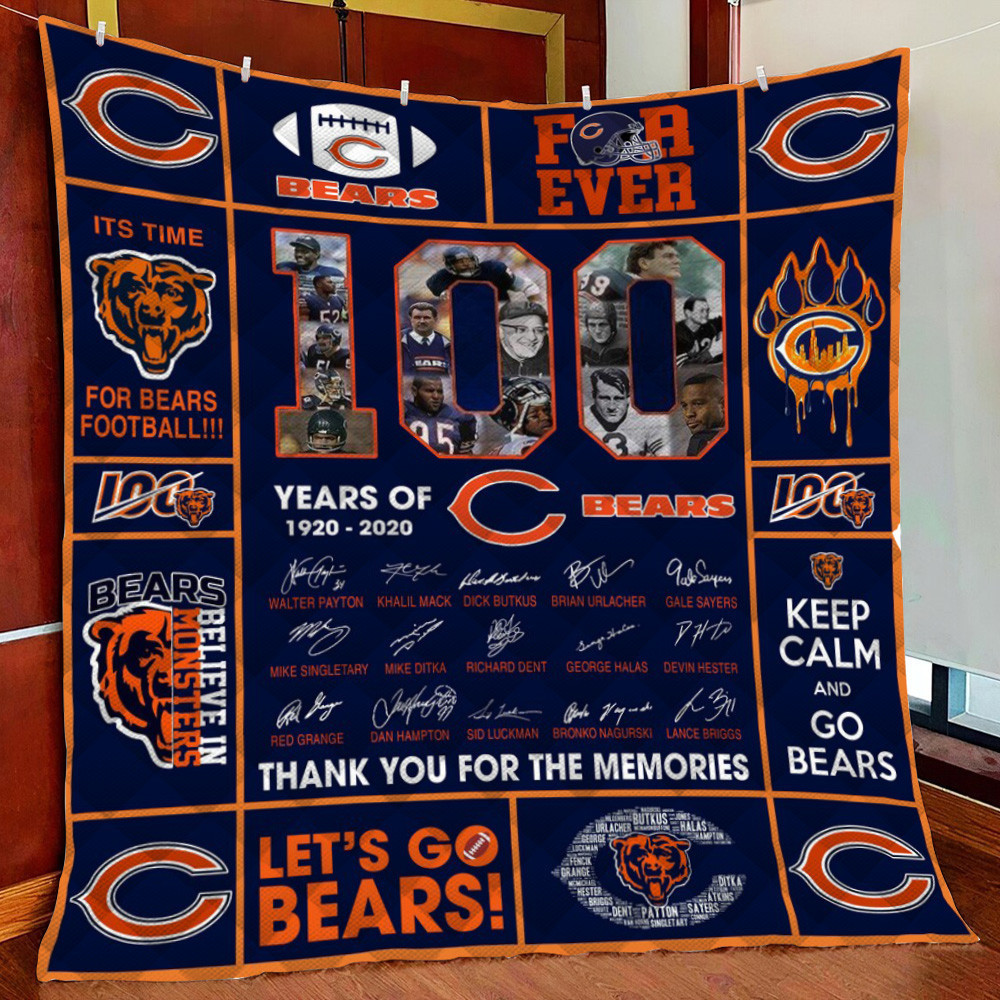 Chicago B Fleece Blanket Quilt Blanket