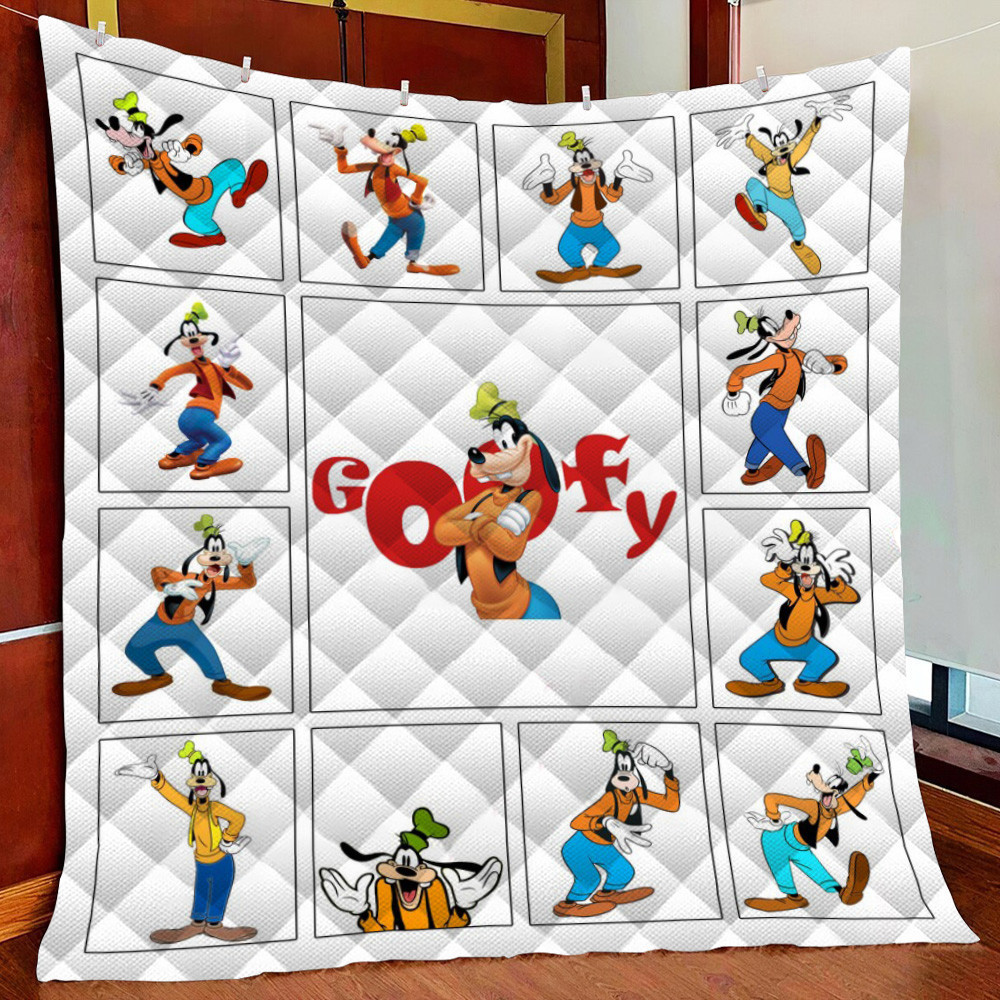Goofy Fleece Blanket Quilt Blanket For Bed