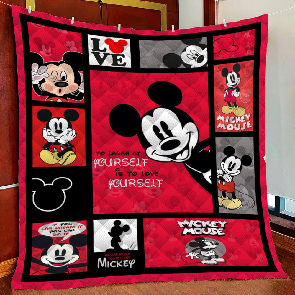 Mickey e Fleece Blanket Quilt Blanket
