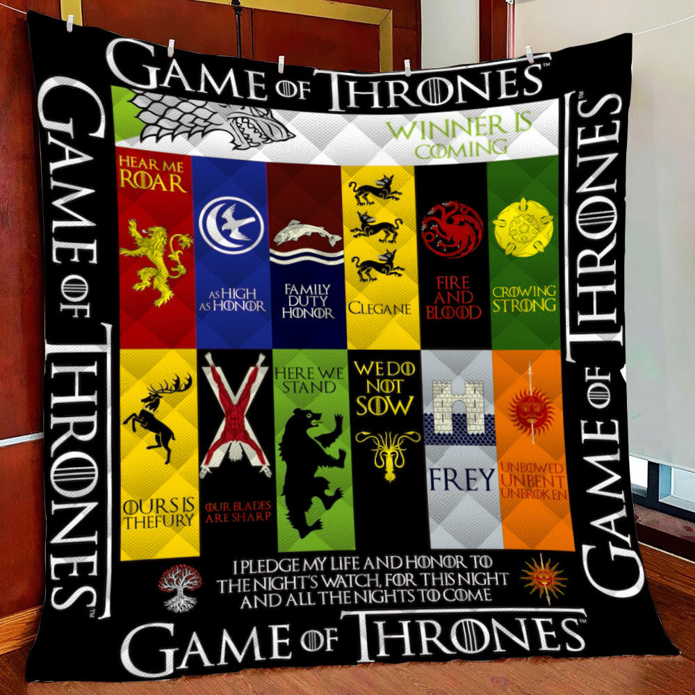 Game Of Thr Blanket Fleece Blanket Quilt Blanket For Bed