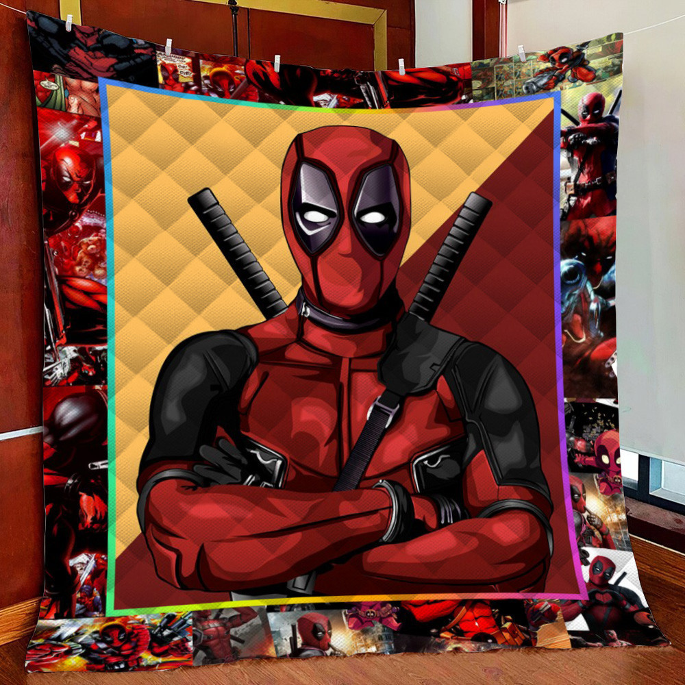 Deadpool Fleece Blanket Quilt Blanket