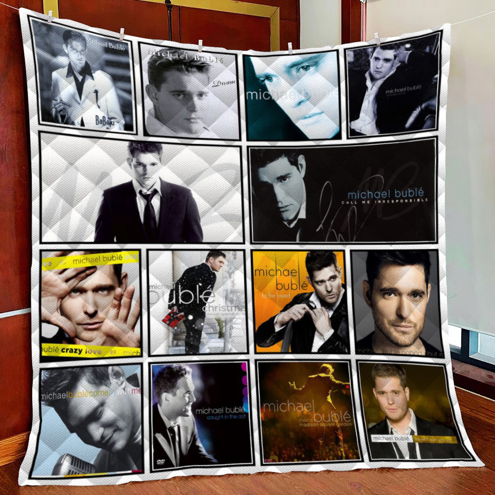 Michael Buble Fleece Blanket Quilt Blanket For Bed