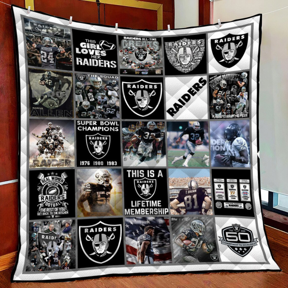 Oakland Rai Fleece Blanket Quilt Blanket For Bed