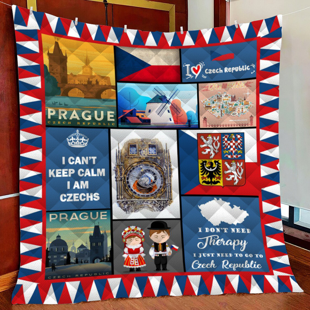 Czech Republic Fleece Blanket Quilt Blanket