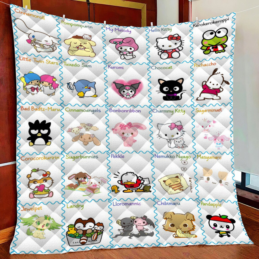 Sanrio Fleece Blanket Quilt Blanket For Bed