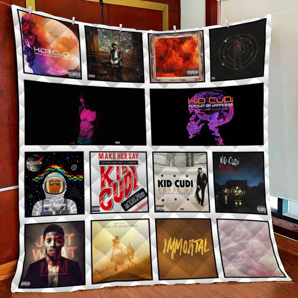 Kid Cudi Fleece Blanket Quilt Blanket