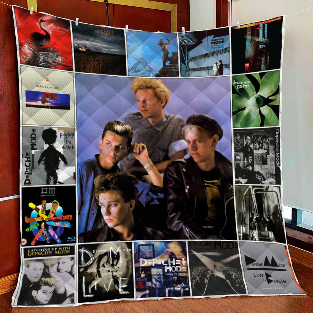 Depeche Mode Fleece Blanket Quilt Blanket