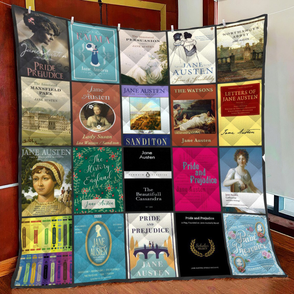 Janeten B Fleece Blanket Quilt Blanket