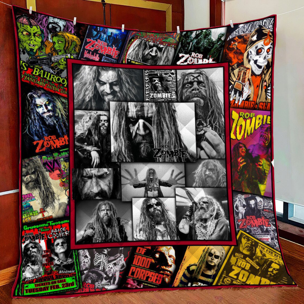Rob Zombie Fleece Blanket Quilt Blanket