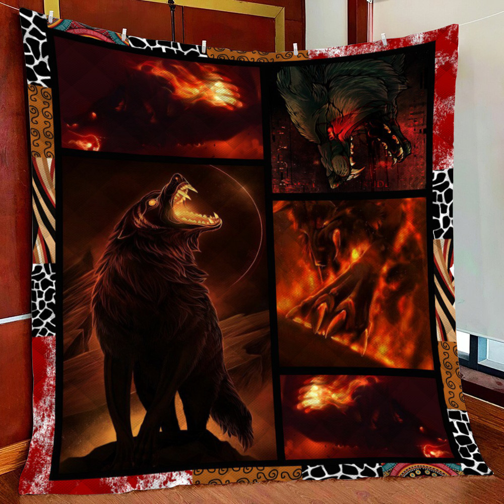 Fire Wo Fleece Blanket Quilt Blanket